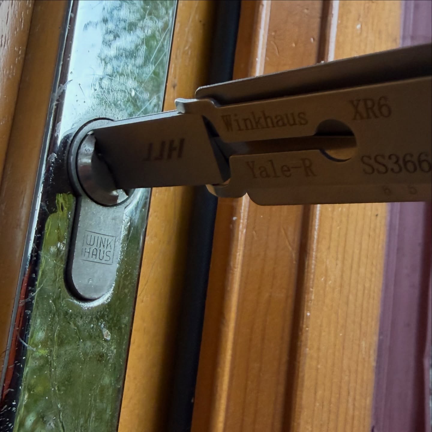 Winkhaus lock picked open on emergency call out