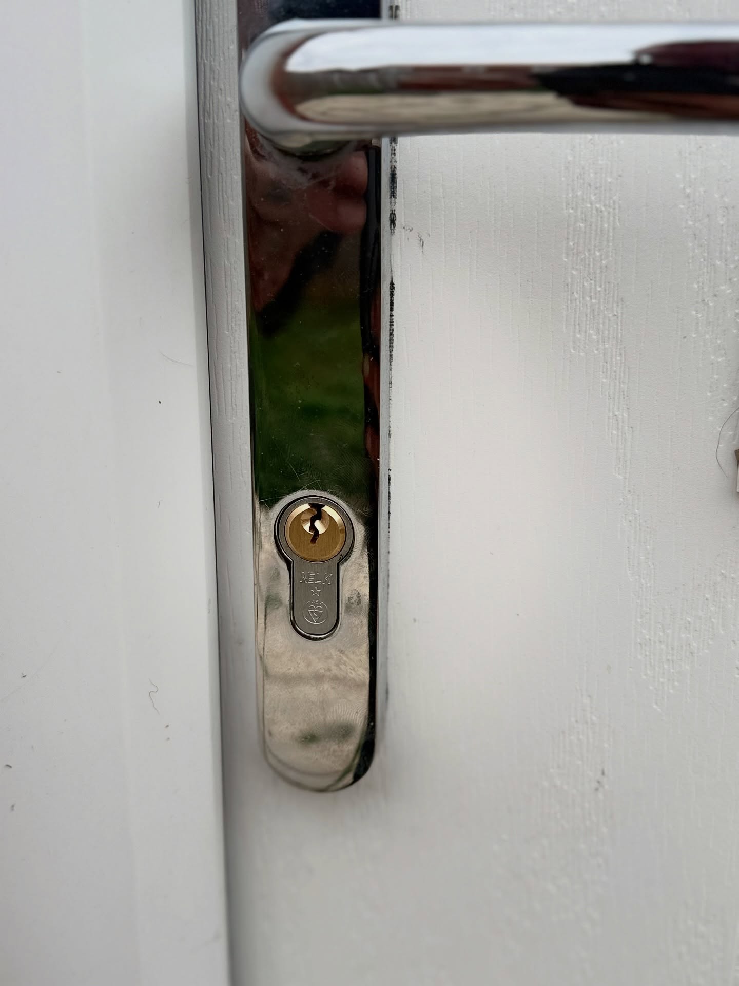 replacement euro lock on white composite door