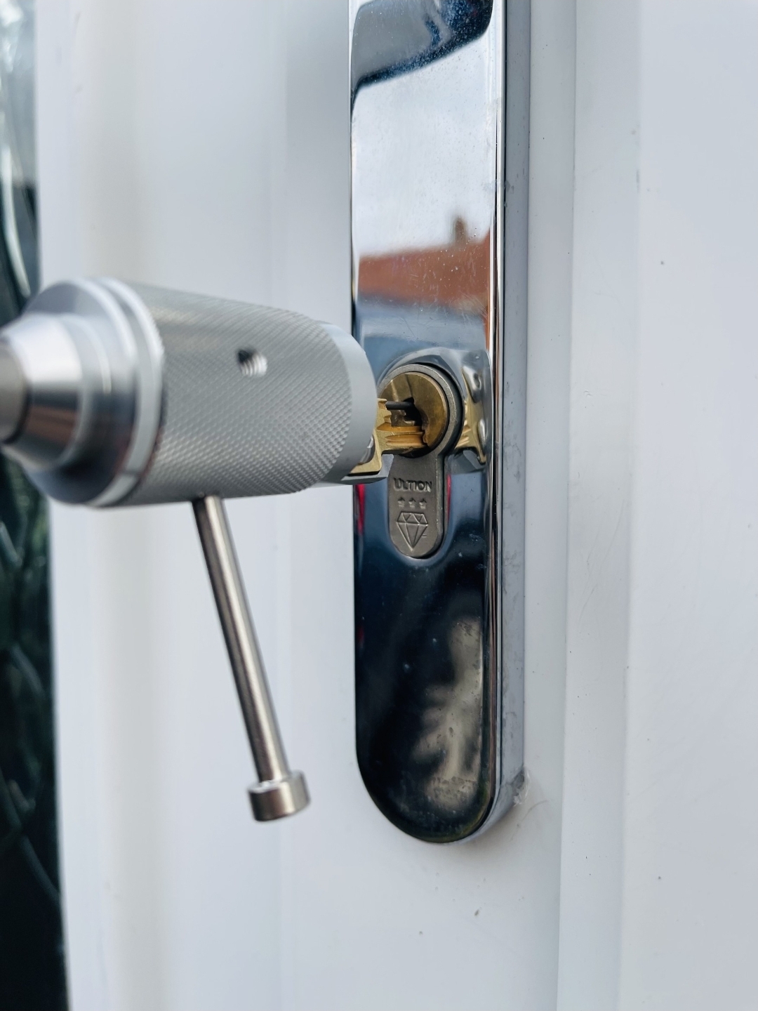Lock picked using non destructive entry